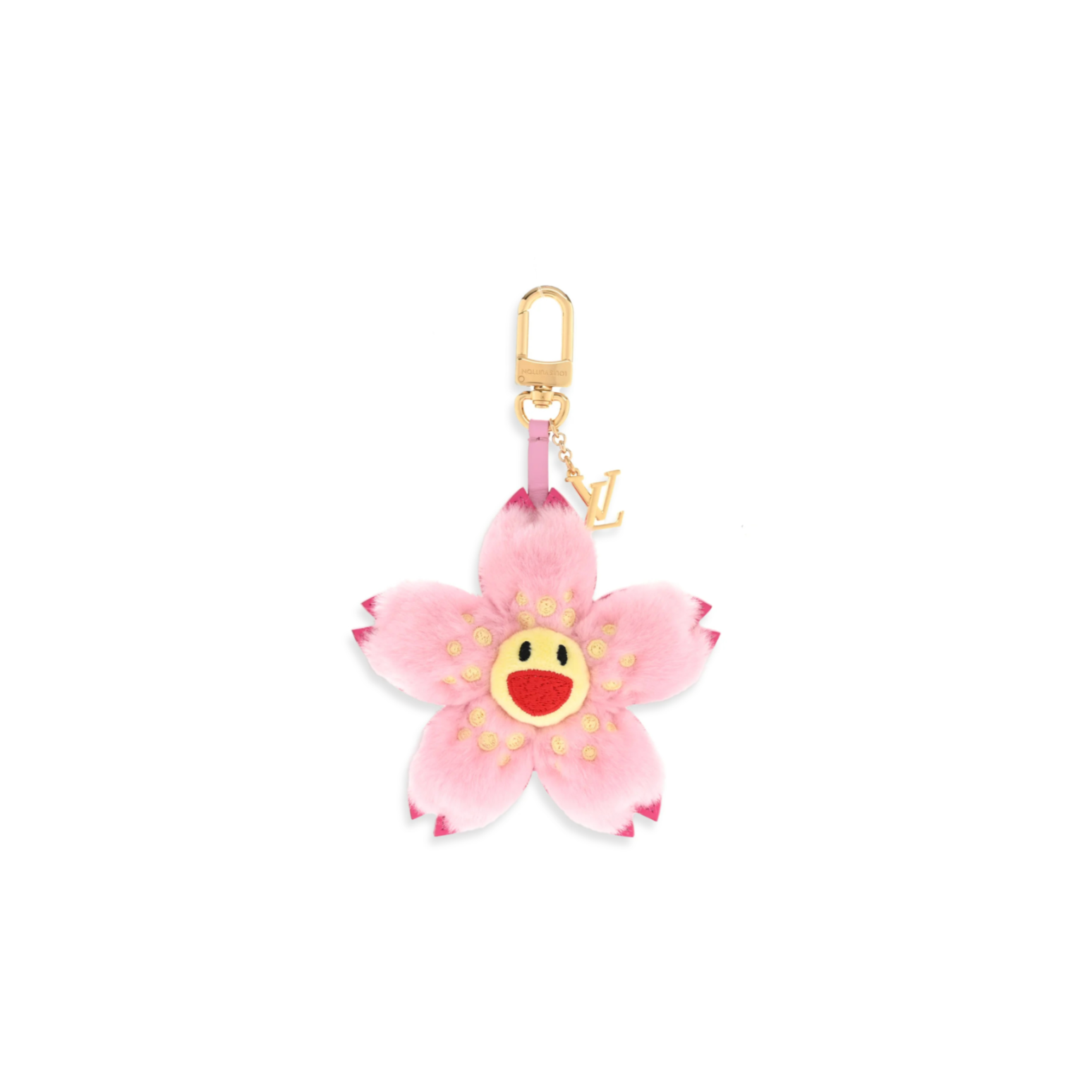LOUIS VUITTON MURAKAM LV X TM CHERRY BLOSSOM BAG CHARM M02485